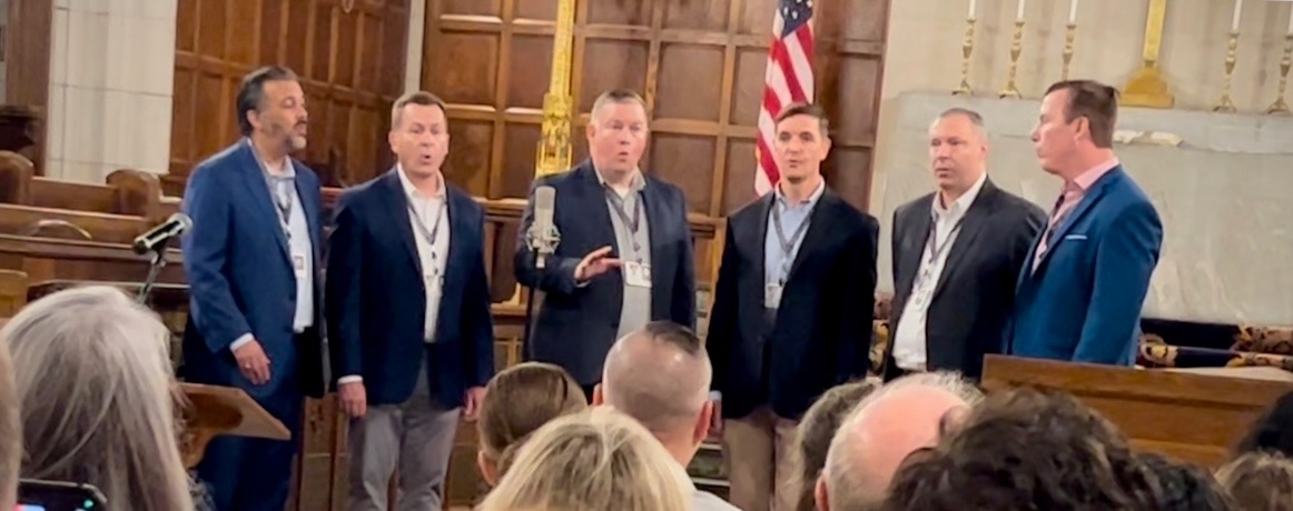 Six Pack performing for a West Point Class of 1993 event in 2023